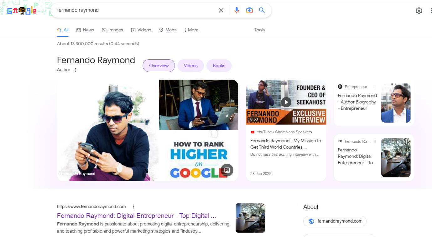 Fernando-Raymond-Google-Knowledge-Panel