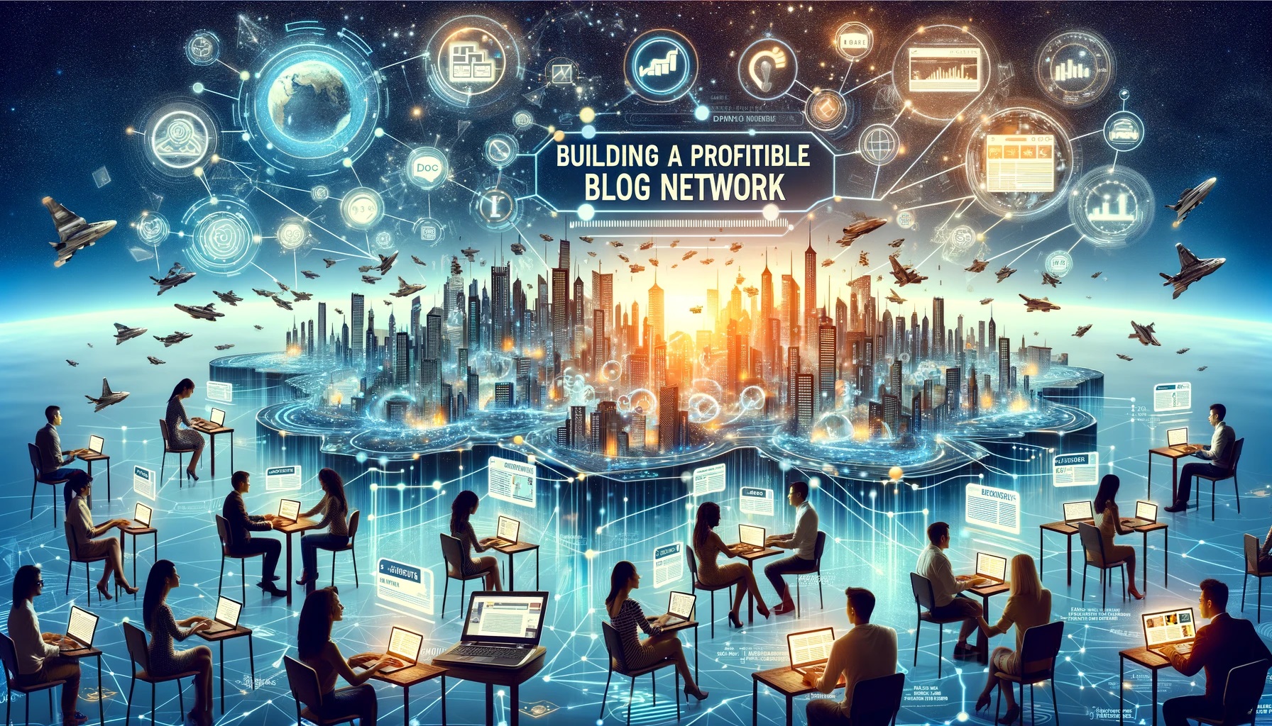 Bloggers-blogging-as-a-network-of-blogs