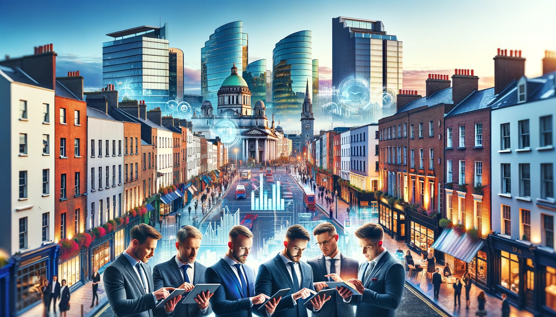 modern-skyscrapers-and-traditional-Irish-buildings-blending-seamlessly-in-Dublin