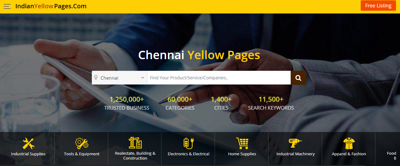Indian Yellow pages
