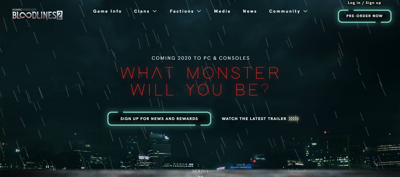 vampire-The Masquerade – Bloodlines 2