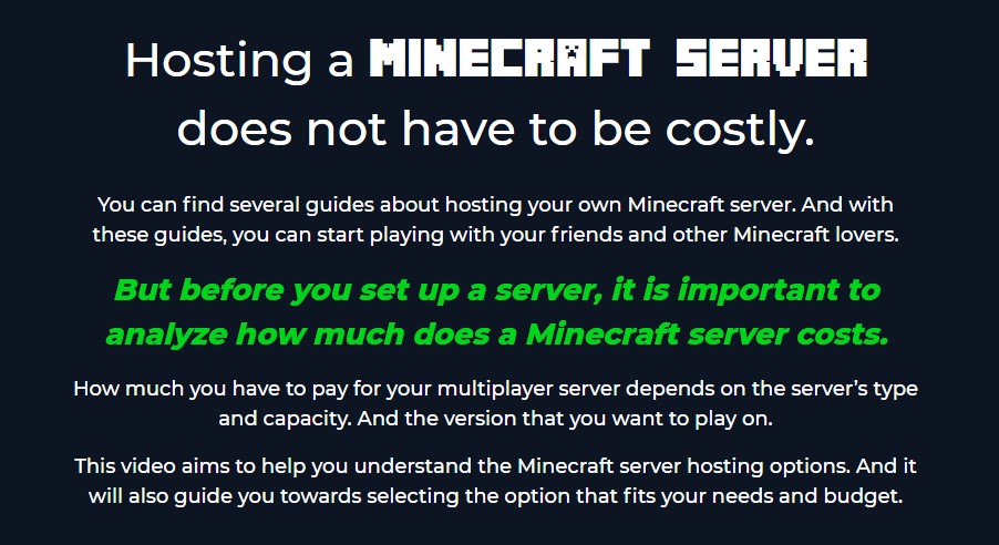 What Is Best Minecraft Server Hosting To Buy Cheap Servers 24 7 Free Play Online