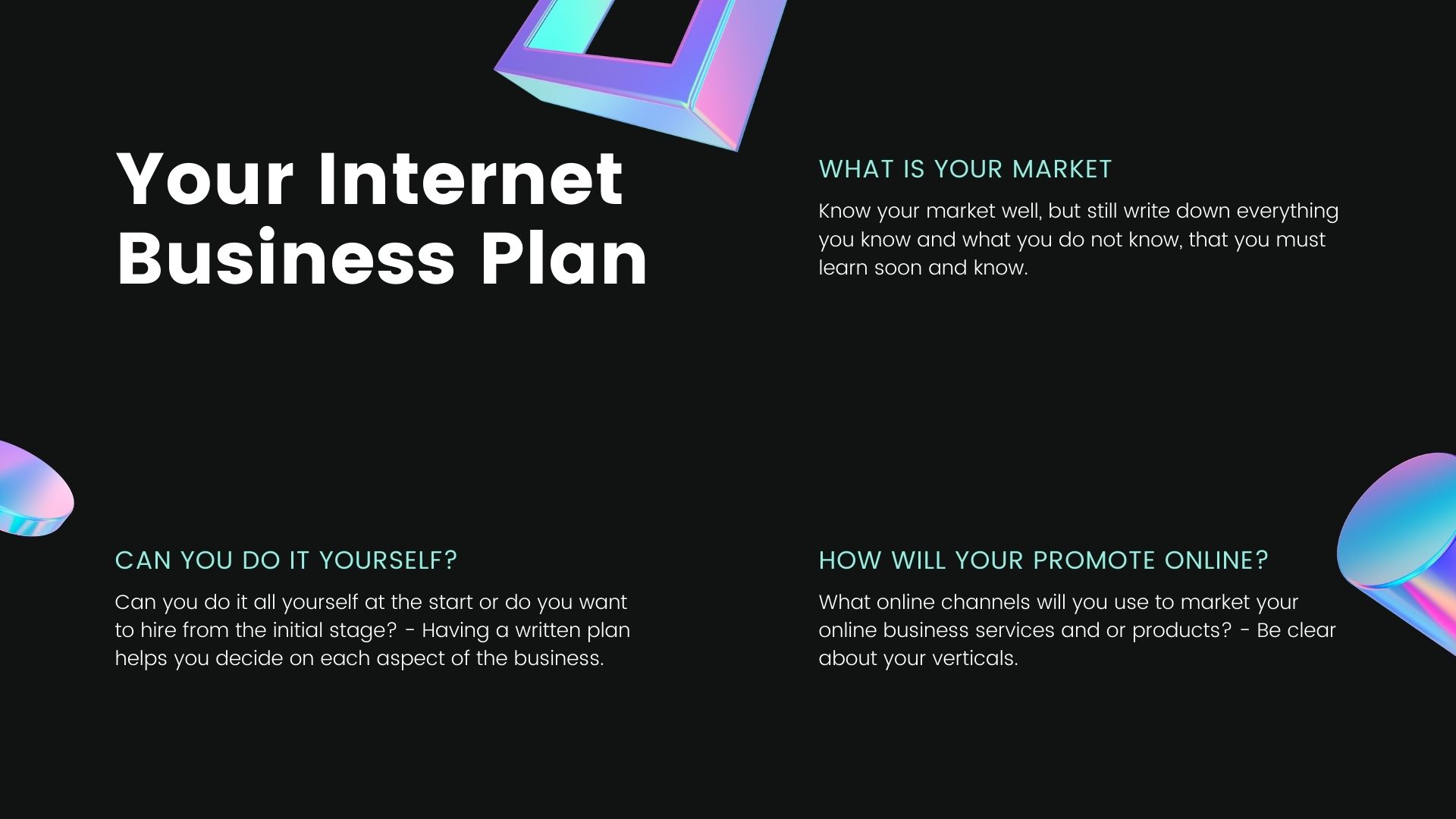 internet business plan sample