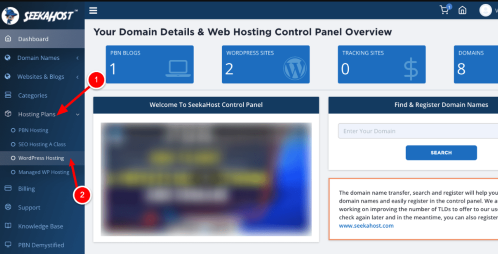 get-wordpress-hosting-to-host-the-domain-name-for-the-blog
