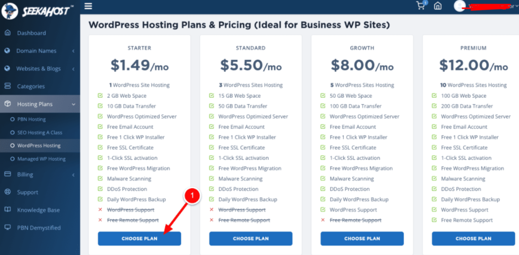 wordpress-hosting-to-host-the-domain-for-the-blog